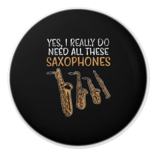 Saxophone Types Ceramic Knob