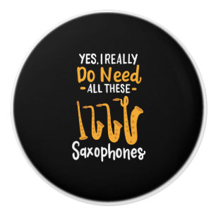 Saxophone Types Ceramic Knob