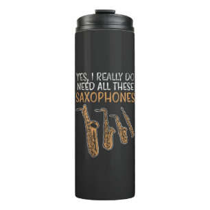 Saxophone Types Thermal Tumbler