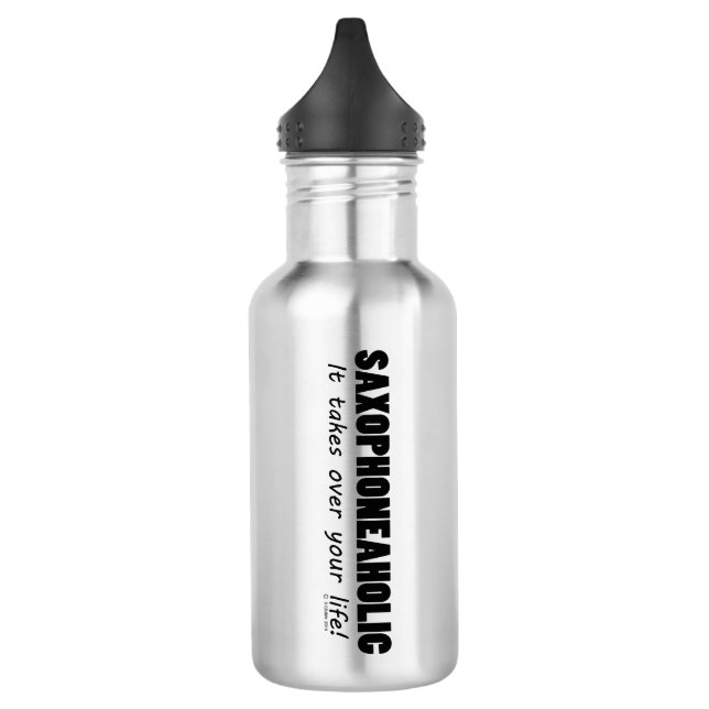 Saxophoneaholic Life 532 Ml Water Bottle (Left)