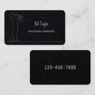 Saxophonist Premium Business Card