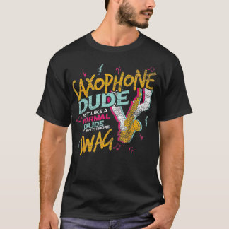 Saxophonist Sax Player Jazz Gifts Music Saxophone  T-Shirt