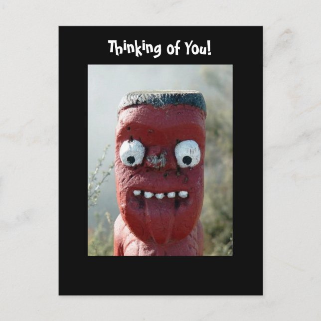 Say Ahhh, Thinking of You! Postcard (Front)