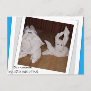 Say Cheeeseee my little funny face! Postcard