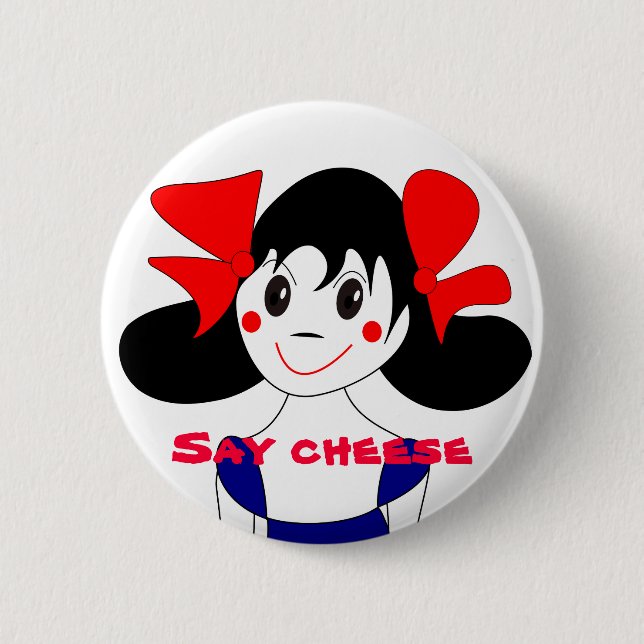 Say Cheese Button (Front)