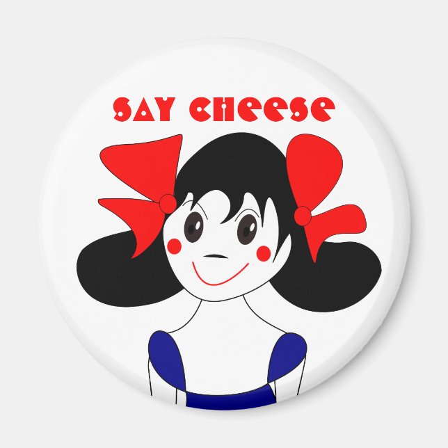 Say Cheese Magnet (Front)