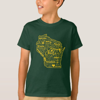 Say Cheese! Wisconsin Kids Tee