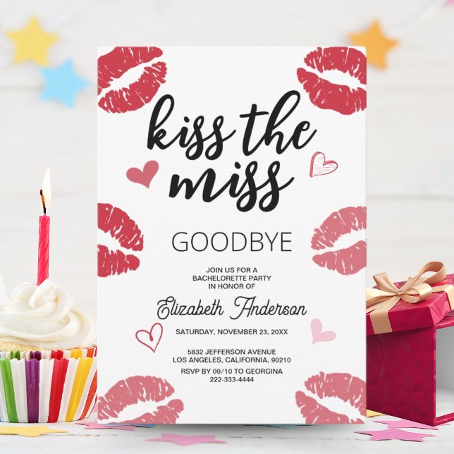 Say Farewell to the Single Life Bachelorette Party Invitation (Creator Uploaded)