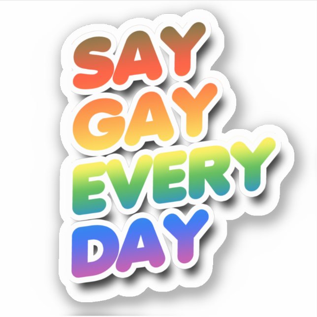 Say Gay Every Day (Front)