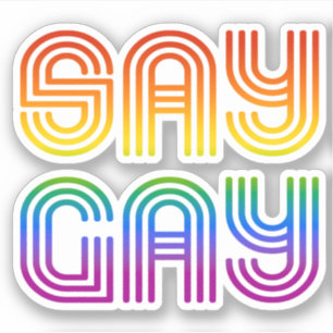Say Gay Retro