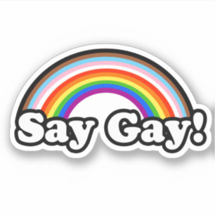 Say Gay Sticker