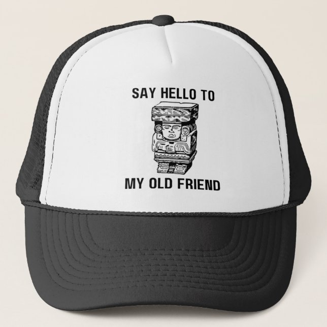SAY HELLO #2 TRUCKER HAT (Front)