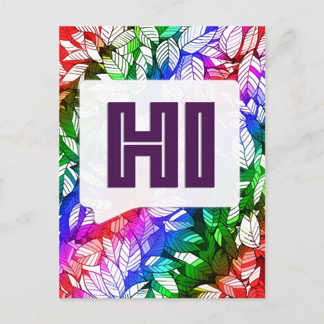 Say Hi Postcard (Front)