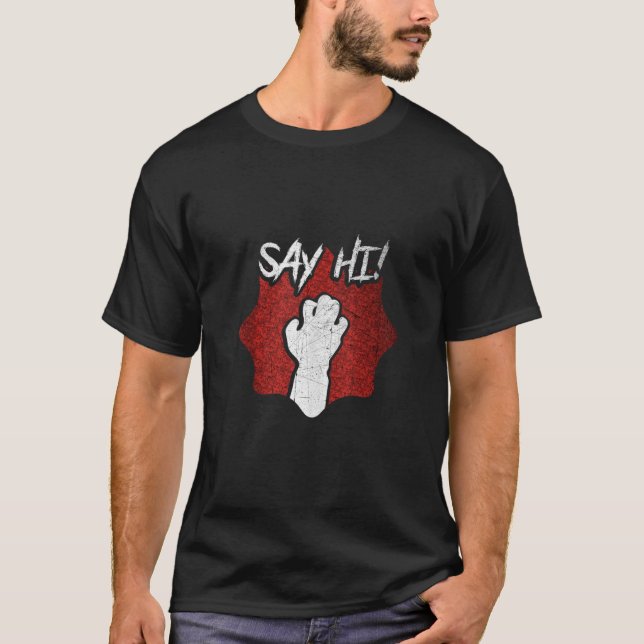 Say Hi To Zombie Hands Tank Top (Front)