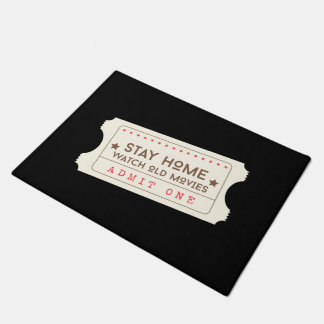 Say Home - Watch Old Movies cinema/theatre ticket Doormat