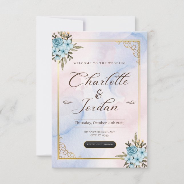 Say 'I Do' to the Perfect Wedding Card (Front)