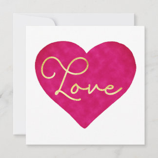 Say I love you for Valentine's Day Holiday Card