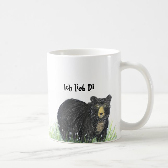Say I love you in Swiss-German bear Coffee Mug (Right)