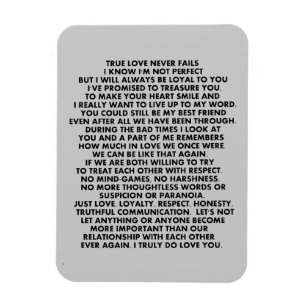 SAY IT AS IT IS LOVE QUOTES RELATIONSHIPS TRYING C MAGNET