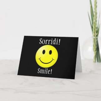 Say It in Italian Card--Smile Card