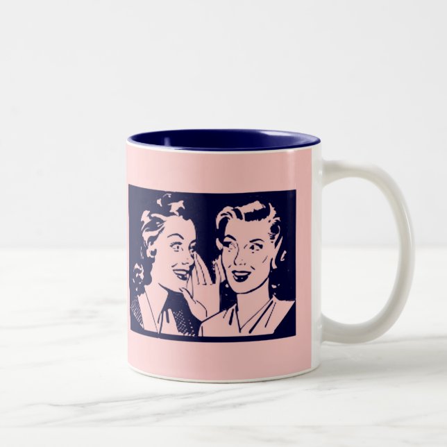 Say it in Yiddish Two-Tone Coffee Mug (Right)