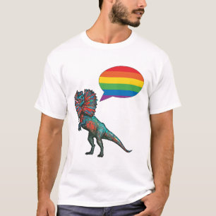 Say It! Say Gay! LGBTQIA+ Dinosaur T-Shirt