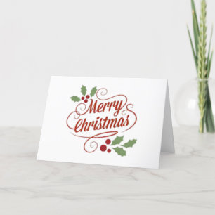 SAY IT TO ALL "MERRY CHRISTMAS" HOLIDAY CARD