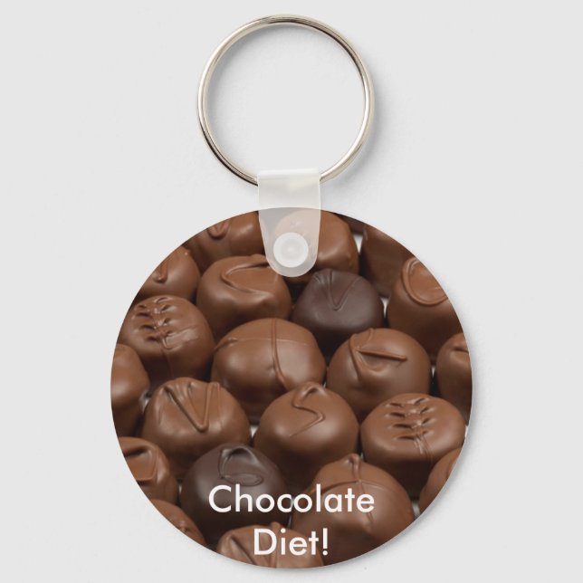 Say it with Chocolate! Key Ring (Front)