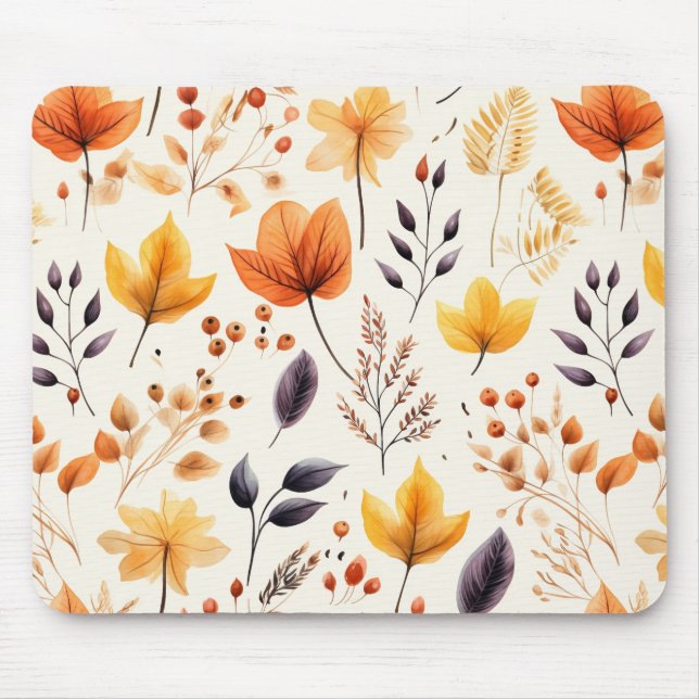 Say it with fall leaves 2 - mouse mat (Front)