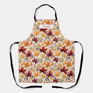 Say it with fall leaves 3 - Customized Apron