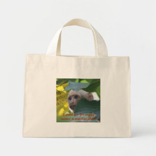 Say "neither" to paper or plastic mini tote bag