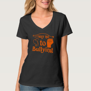 Say No Bullying Unity Day Orange Anti Bullying Equ T-Shirt