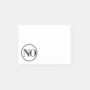 Say No Sassy Note Pad