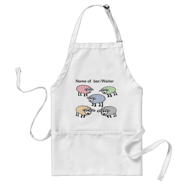Say "NO" to boring sheep Standard Apron (Front)