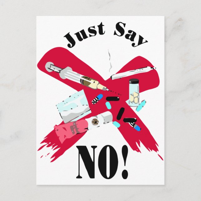 Say No to Drugs Postcard (Front)
