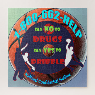 Say NO to Drugs - Say YES to Dribble Jigsaw Puzzle