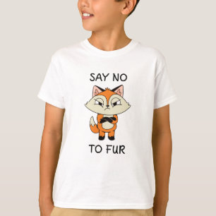 Say no to Fur - Sad Fox T-Shirt