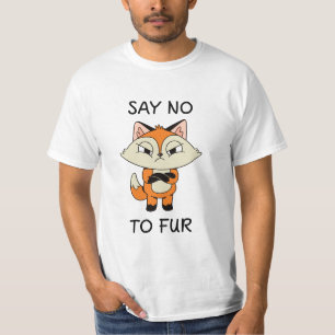 Say no to Fur - Sad Fox T-Shirt