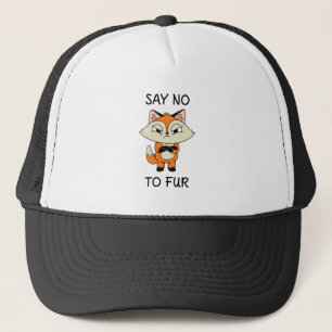 Say no to Fur - Sad Fox Trucker Hat