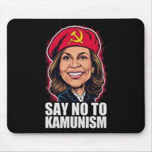 Say No To Kamunism Vote Trump Vance 2024 Funny Pol Mouse Mat