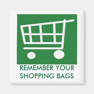 SAY NO to plastic bags Magnet