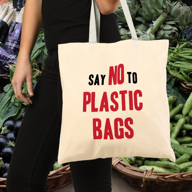 Say No to Plastic Bags Reusable Canvas (Creator Uploaded)