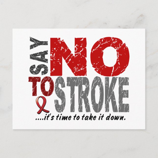 Say NO To Stroke 1 Postcard (Front)