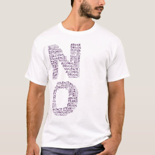 Say No to Violence, Abuse, Drugs, Alcohol, & Fear T-Shirt