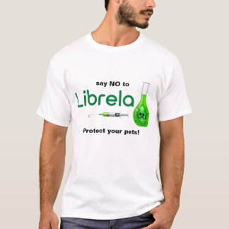 Say NO with poison bottle, list of effects on back T-Shirt