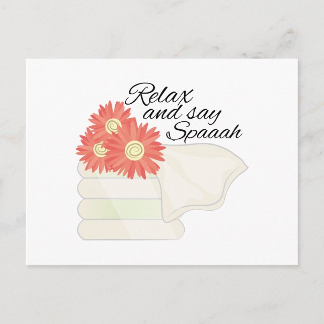 Say Spa Postcard (Front)