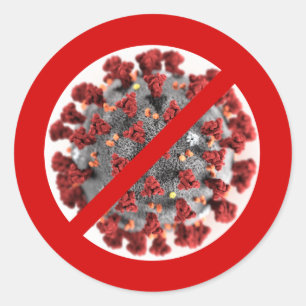 SAY STOP the CORONAVIRUS Classic Round Sticker