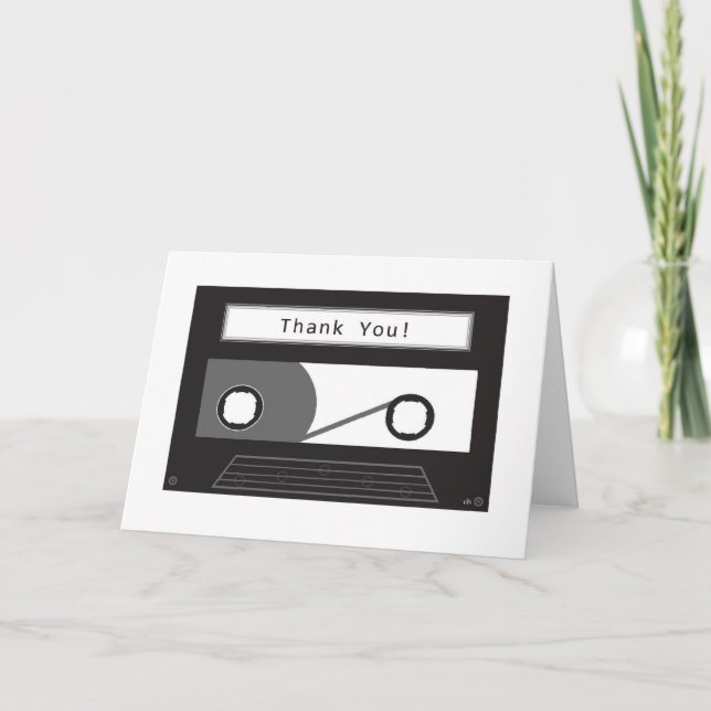 Say thank you with a mix tape (Front)