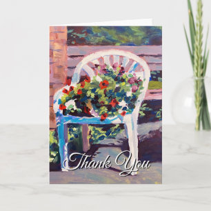 Say Thank You with This Red Yellow Blue Violet Card