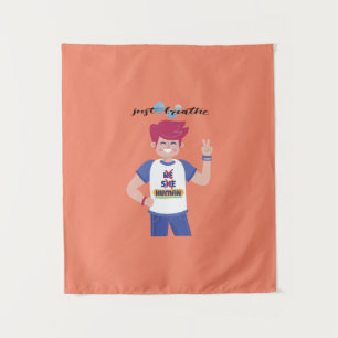 Say Their Name men's graphic Design  Tapestry